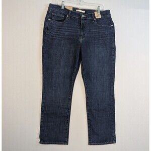 Levi's Jeans Women's 14 Short Classic Straight Leg Fit Denim Blue 32x28 Soft